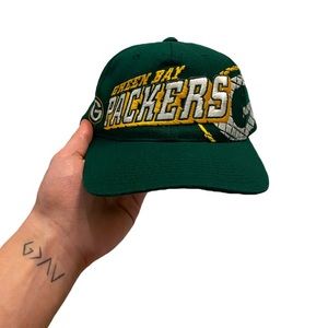Retro 90s Embroidered NFL Green Bay Packers Hat